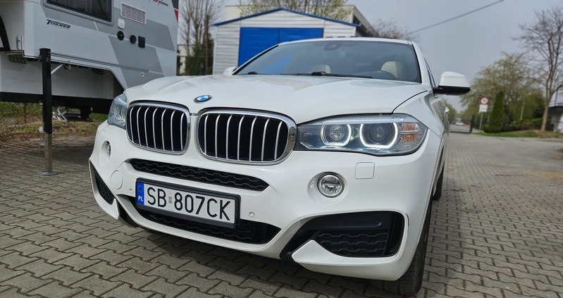 BMW X6 cena 163000 przebieg: 169000, rok produkcji 2016 z Biała małe 631